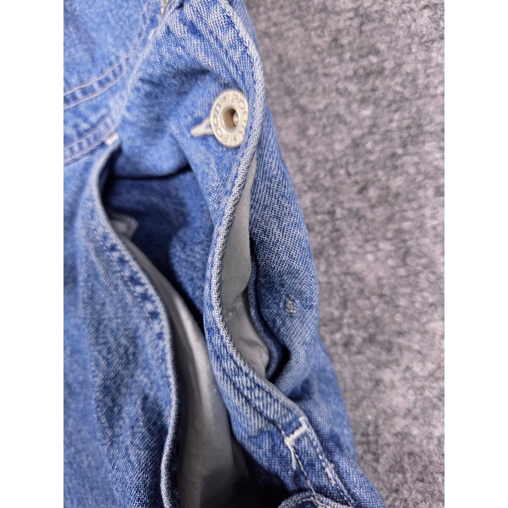 Disney Pooh Denim Overalls Womens Large Blue Winnie the Pooh Piglet Embroidered - Picture 11 of 14